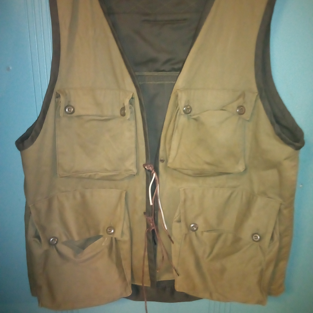 VINTAGE XL HUNTING JACKET VEST NICE